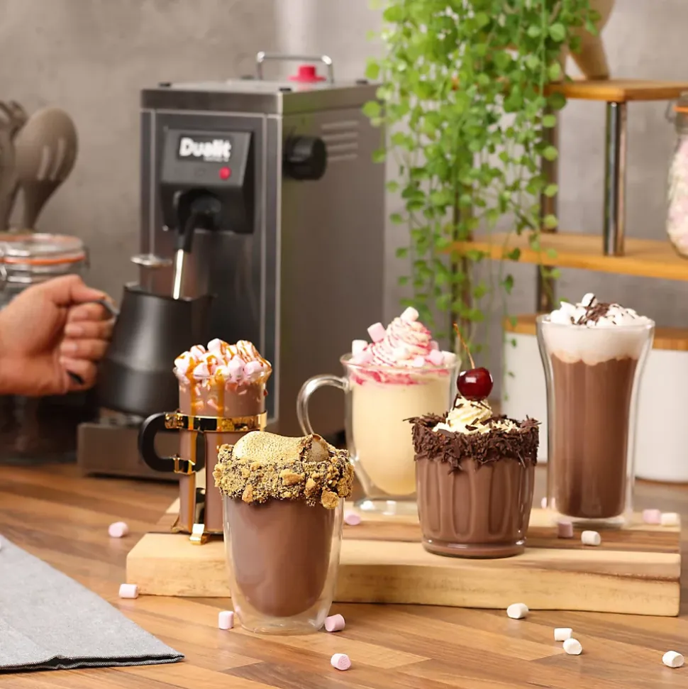 Steamer à lait 850 ml acier inoxydable brossé Dualit 84851 cino