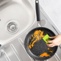 Stoner Poêle Granitée Antiadhésive 20 Cm Pour Cuisiniers Domestiques Robuste Durable Cuisson Saine Sans Collage