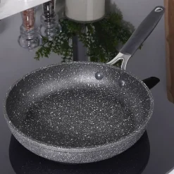 Stoner Poêle Granitée Antiadhésive 20 Cm Pour Cuisiniers Domestiques Robuste Durable Cuisson Saine Sans Collage
