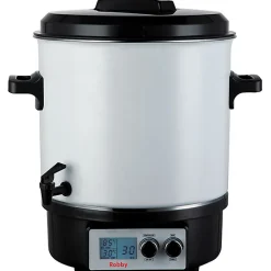 Stérilisateur de bocaux électrique avec écran lcd robinet et minuteur 27l 1800w Robby STERI PRO LCD