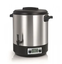 Stérilisateur de bocaux électrique cuve inox avec écran lcd robinet et minuteur 31l 2000w Nature&saveurs NS-ST31INA