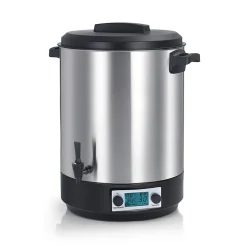 Stérilisateur de bocaux électrique cuve inox avec ecran lcd, robinet et minuteur 45l 2500w Robby STERI PRO INOX 45L LCD