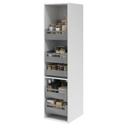 Structure pour colonne électroménager GoodHome Caraway Blanc H. 201 cm x l. 60 cm