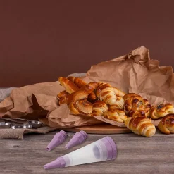 Stylo de pâtisserie et 3 embouts de décoration Zenker Sweet Sensation