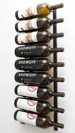 Support à bouteilles Série W Support pour 18 Magnums, noir