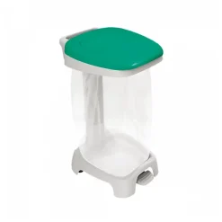 Support sac 120 L + couvercle vert