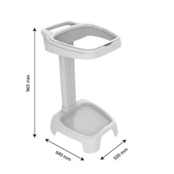 Support sac poubelle 120 litres