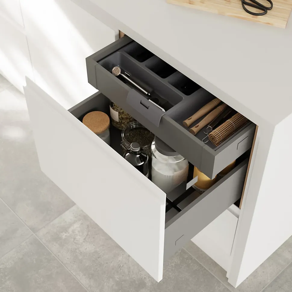 Système pour tiroir intérieur de cuisine GoodHome pushpull