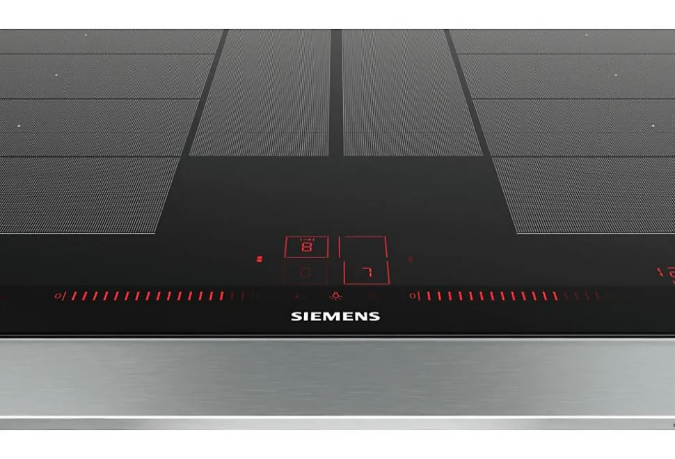 Table de cuisson à induction 80cm 4 feux 7400w flexinduction noir Siemens EX875LYV1E