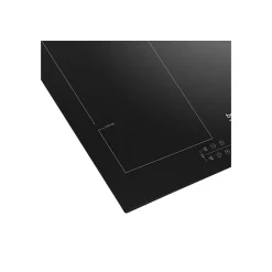Table de cuisson à induction 4 feux 60cm 7200kw noir Beko HII64203FMT