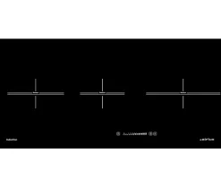 Table de cuisson à induction 78cm 3 feux 6700w noir Airlux ATI83BK