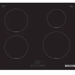 Table de cuisson à induction 60cm 4 feux noir Bosch PUE611BB5E série 4