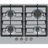 Table de cuisson a gaz - BOSCH Série 4 - 4 foyers - 52 x 58,2 x 4,5 cm - PGP6B5K90 - Inox