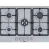 Table de cuisson a gaz - BOSCH Série 4 - 5 foyers - 52 x 75 x 4,5 cm - PGQ7B5K90 - Inox