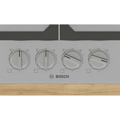 Table de cuisson a gaz - BOSCH Série 6 - 4 foyers - 52 x 58,2 x 4,5 cm - PCP6A5I90 - Inox