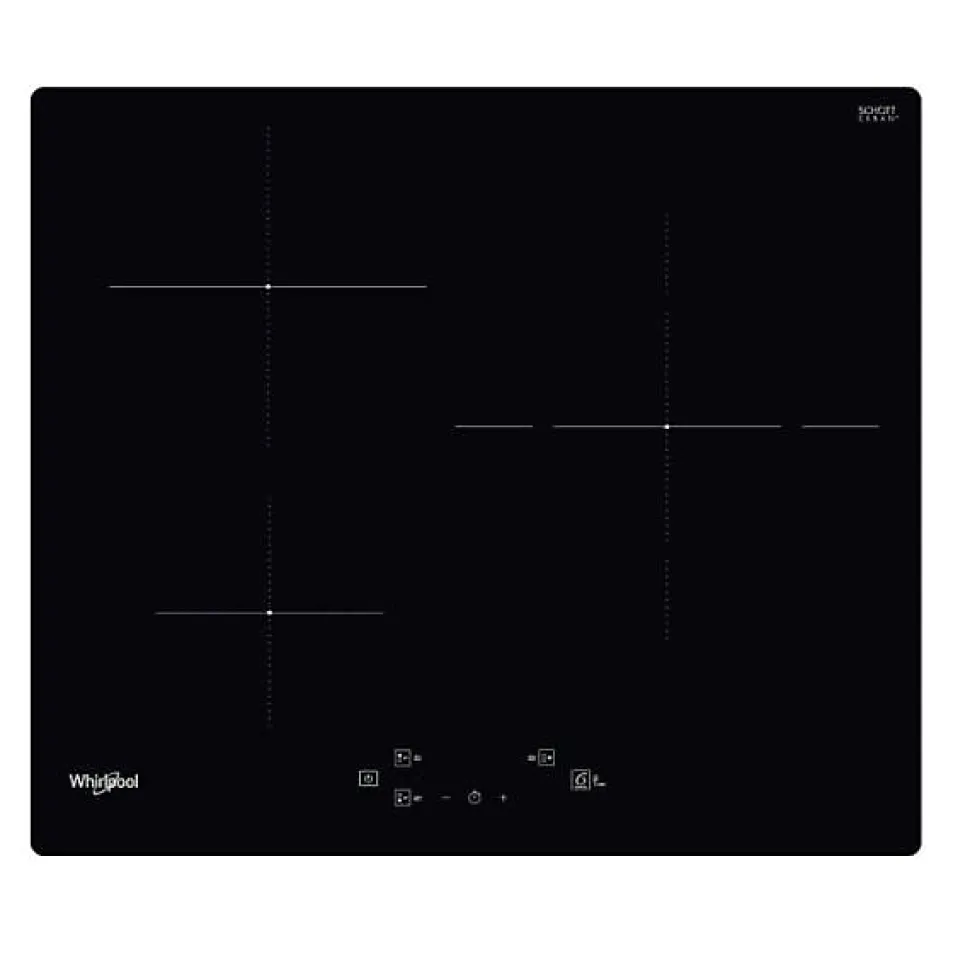Table de cuisson a induction - WHIRLPOOL - WSQ1160NE - 3 feux - 60 cm - Noir