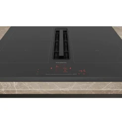 Table de cuisson aspirante induction 59cm 4 feux 7400w noir Siemens ED631HQ26E