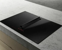 Table de cuisson aspirante induction 72cm 4 feux 7500w noir Elica PRF0167054 nikolatesla fit bl/a/70