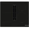 Table de cuisson aspirante induction 60cm 4 foyers 7400w noir Bosch PVS611B16E