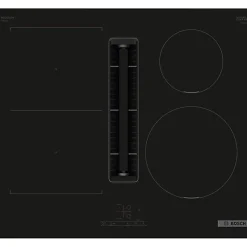 Table de cuisson aspirante induction 60cm 4 foyers 7400w noir Bosch PVS611B16E