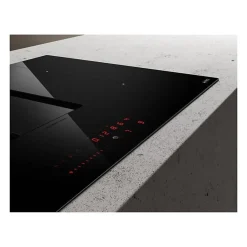 Table de cuisson aspirante induction 78cm 4 feux 7400w noir Elica PRF0183127 nikolatesla alpha