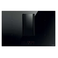 Table de cuisson aspirante induction 78cm 4 feux 7400w noir Elica PRF0183127 nikolatesla alpha