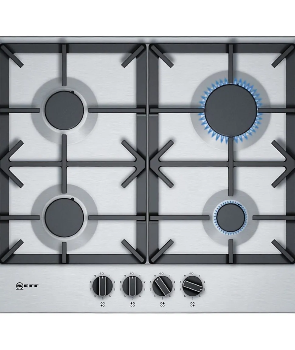 Table de cuisson au gaz NEFF - 4 foyers - L58,2 x P52 cm - T26DS49N0