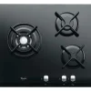 Table de cuisson Gaz - WHIRLPOOL AKT404NB - 3 foyers - 6350W - L59 x P51cm - Noir