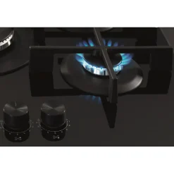 Table de cuisson gaz 73cm 5 feux noir Whirlpool GOWL758NBFR w collection