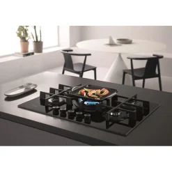 Table de cuisson gaz 73cm 5 feux noir Whirlpool GOWL758NBFR w collection