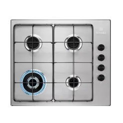 Table de cuisson gaz 60cm 4 feux Electrolux EGS6414X série 300