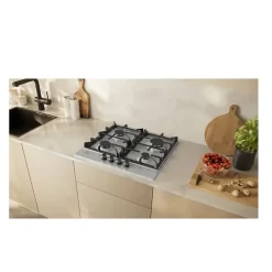 Table de cuisson gaz 60cm 4 feux inox Neff T26CIP8N0 n70