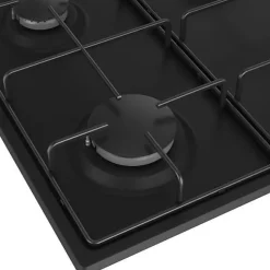 Table de cuisson gaz 61cm 4 feux 7900w noir Beko HIGG64123SB