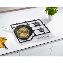 Table de cuisson gaz 60cm 4 feux blanc Electrolux KGG64362W série 600