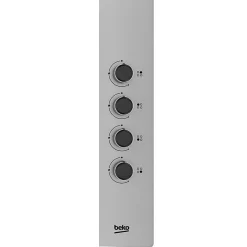 Table de cuisson gaz 60cm 4 feux inox Beko HIGG64123SX