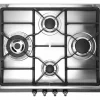 Table de cuisson gaz 60cm 4 feux inox Smeg SER60SGH3