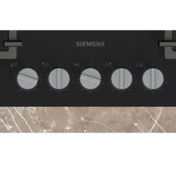 Table de cuisson gaz 75cm 5 feux 11700w noir Siemens ER7A6RH40 iq700