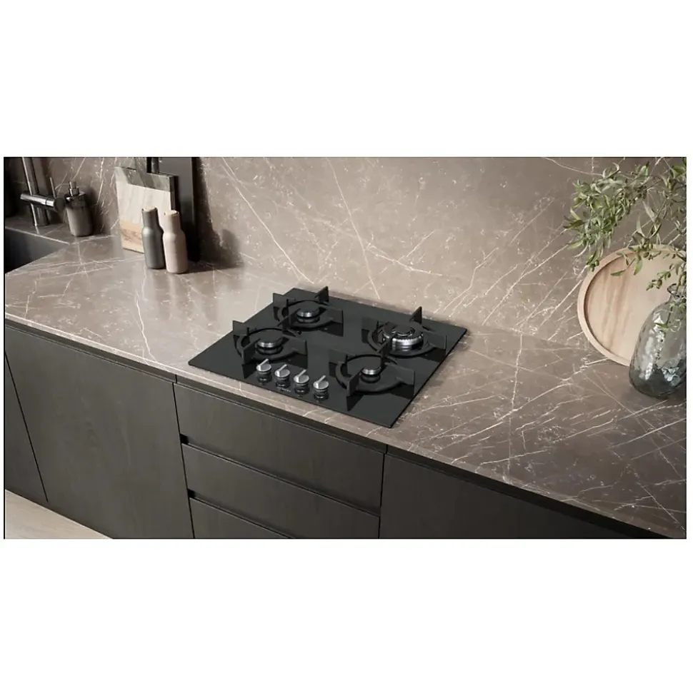 Table de cuisson gaz 60cm 4 feux 8000w Siemens EP6A6HI10 iq500