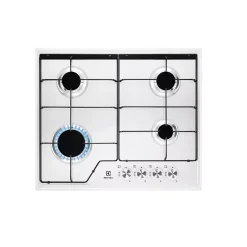 Table de cuisson gaz 60cm 4 feux 7700w noir Electrolux KGS6424W