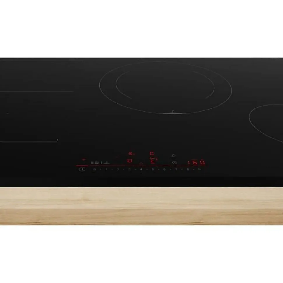 Table de cuisson induction 80cm 4 feux 7400w noir Bosch PVS831HC1E