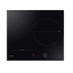 Table de cuisson induction 60cm 3 feux 7400wnoir Samsung NZ63B6058KK/U1