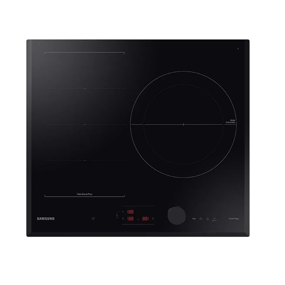 Table de cuisson induction 60cm 3 feux 7400wnoir Samsung NZ63B6058KK/U1