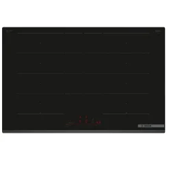 Table de cuisson induction 80cm 4 feux 7400w noir Bosch PXY83KHC1E