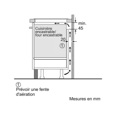 Table de cuisson induction 80cm 4 feux 7400w noir Bosch PXY83KHC1E