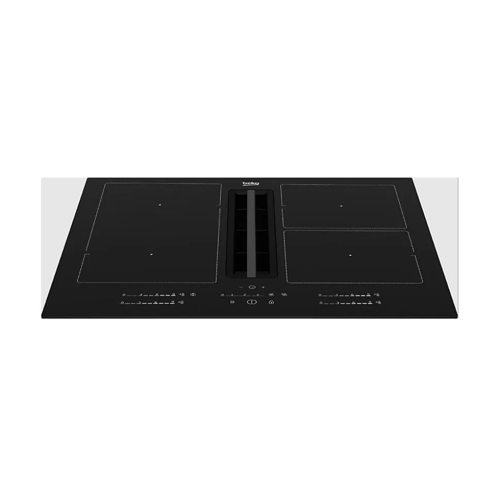 Table de cuisson induction aspirante 60cm 4 feux 7400w Beko HIXI64700UF1 bpro 700