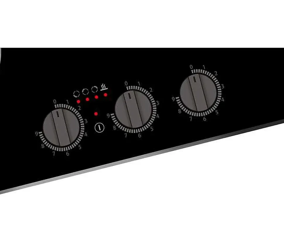 Table de cuisson induction 58cm 3 feux 5500w noir Amica AIM3530