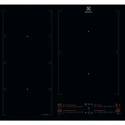 Table de cuisson induction 60cm 4 feux 7350w noir Electrolux EIV66453I série 600 flex