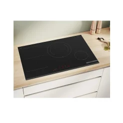 Table de cuisson induction 80cm 4 feux 7400kw noir Bosch PVS831HC1H ser6