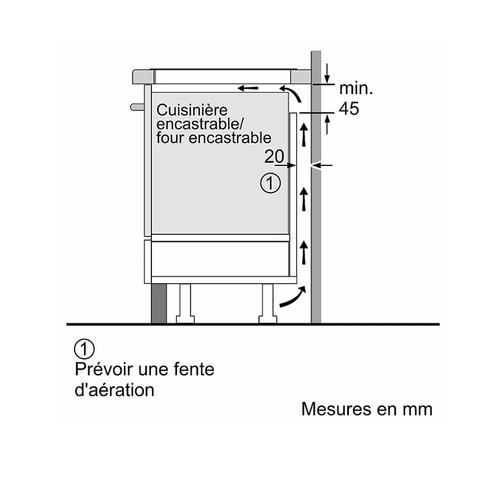 Table de cuisson induction 80cm 4 feux 7400w noir Siemens ED851HSB1E