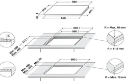 Table de cuisson induction 60cm 3 feux 7200w Whirlpool WSS3960NE